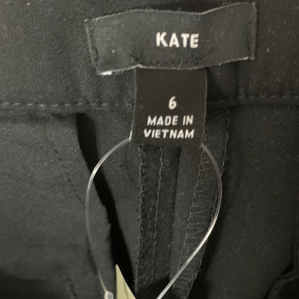 J Crew Kate Classic Black Tailored Trousers NWT - Picture 6 of 6